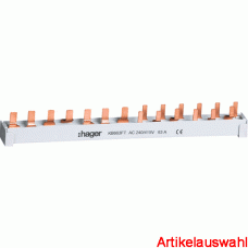 Hager Phasenschiene Stift Schmallbau 4-polig 10 mm²