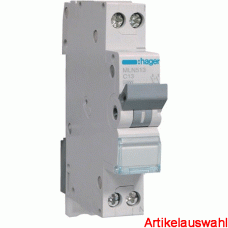 Hager LS-Schutzschalter 2-polig Schmalbau C-Char