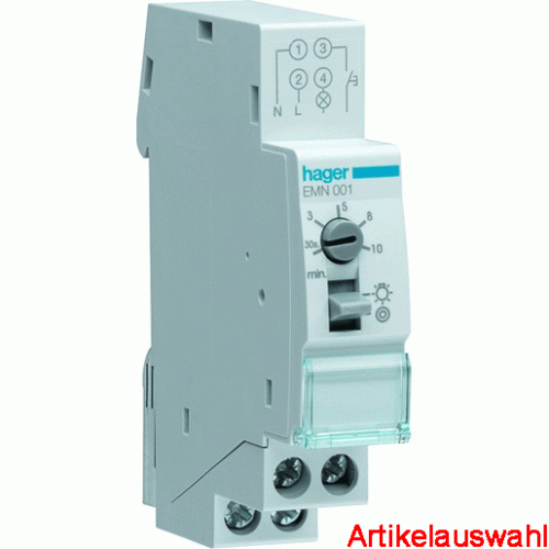 Hager Treppenlichtzeitschalter 1 Schließer 16A 230V