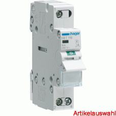 Hager Ausschalter 1-polig mit Meldeleuchte