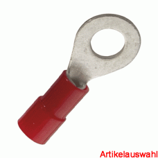 Haupa Ringkabelschuh rot isoliert 0,25-1,5 mm²
