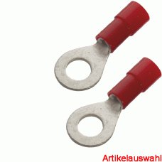 Haupa Ringkabelschuh rot isoliert 0,25-1,5 mm²