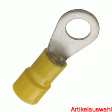 Haupa Ringkabelschuh gelb isoliert 2,5-6 mm²