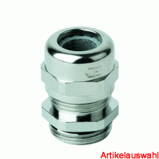 Jacob Kabelverschraubung metrisch Messing/Vernickelt