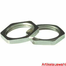 Jacob Sechskantmutter metrisch Messing/Vernickelt