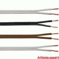 Kabel & Leitungen PVC Zwillingsleitung YZWL 2x0,75 mm²