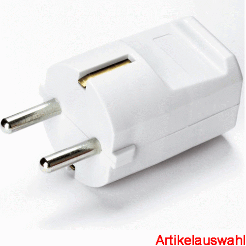 Kaiser SCHUKO-Stecker ohne Tülle 16A 250V Z519OT