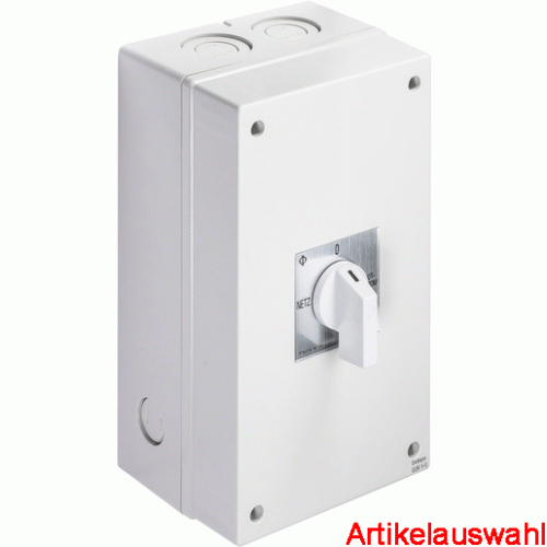 Kraus & Naimer NETZ-0-NOTSTROM Umschalter 4-polig Aufputz IP66
