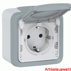 Legrand FR-Aufputz Steckdose Plexo IP55 grau