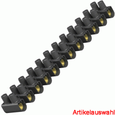 OBO Reihenlüsterklemme schwarz 12-polig