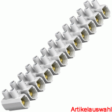 OBO Reihenlüsterklemme weiß 12-polig