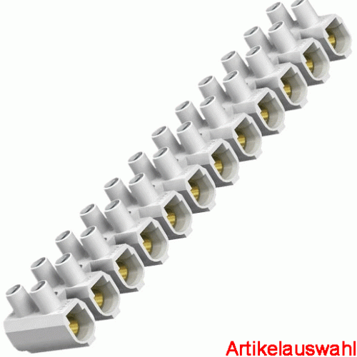 OBO Reihenlüsterklemme weiß 12-polig