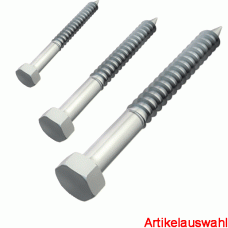 OBO Sechskantholzschraube St G