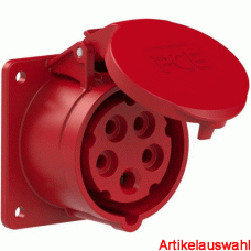 PCE CEE Anbausteckdose gerade 5-polig 6h IP54/67