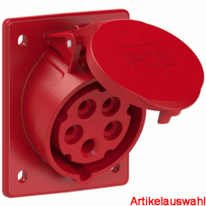PCE CEE Anbausteckdose schräg 5-polig 400V 6h IP54/67