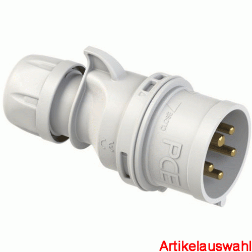 PCE CEE Stecker 5-polig 400V 1h IP44/67 NOTSTROM