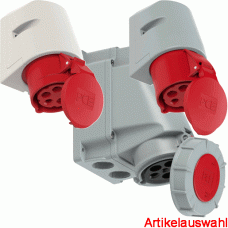 PCE CEE Wandgerätedose 5-polig 400V 6h IP44/67