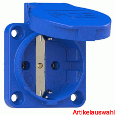 PCE Schutzkontaktsteckdose nat 50x50 IP54 rückw.