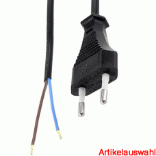 PCE Anschlusskabel Euro-Stecker Kabel offenes Ende 2 m