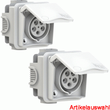 PCE CEE Unterputzsteckdose 5-polig 400V 6h IP44