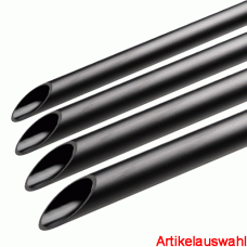 Pipelife Installationsrohr gemufft mittel UV stabilisiert Länge 3 m schwarz