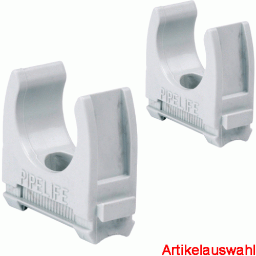 Pipelife Reihenklemmschelle TKSL hellgrau