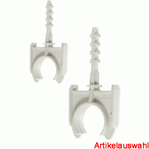 Schnabl Abstandklemmschelle AKS hellgrau