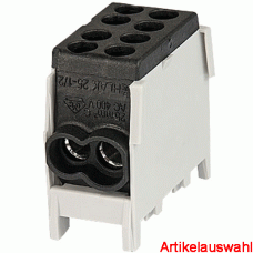 Pollmann Hauptleitungsklemme 1-polig anreihbar 2x25 mm²+2x16 mm²