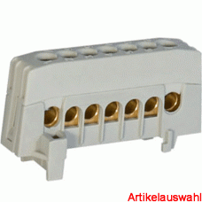 Pollmann Schieneblock fingersichere  7-polig