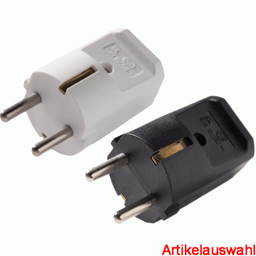 Kaiser SCHUKO-Stecker ohne Tülle 16A 250V Z519OT