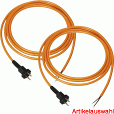 PCE Geräteleitung PUR orange 2x1.5 mm²