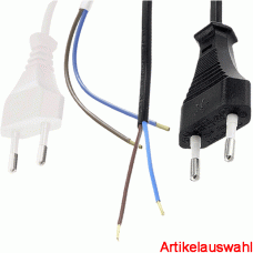 PCE Anschlusskabel Euro-Stecker Kabel offenes Ende 2 m