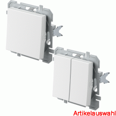 TEM Schalter mit Wippe weiß glänzend
