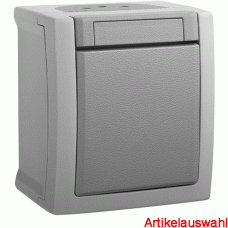 Viko FR-Aufputz Schalter Pacific IP54 grau