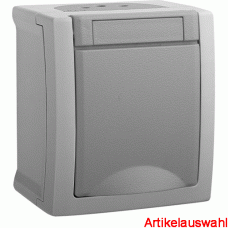 Viko FR-Aufputz Steckdose Pacific IP54 grau