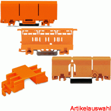 Wago Befestigungsadapter orange