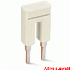 Wago Kammbrücker Nennstrom 25A isoliert lichtgrau