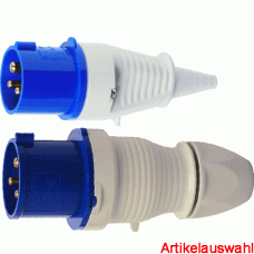 Walther CEE Stecker 3-polig 230V 6h IP44