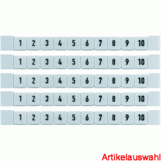 Weidmüller Klemmenmarkierer Verbindermarkierer 5 x 5 mm Polyamid