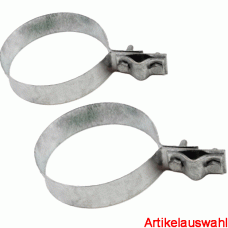 Dehn Regenrohrschelle St/tZn Rohr mit Überleger Stahl