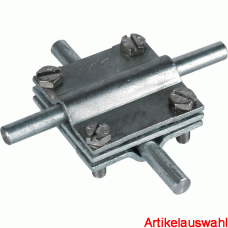 Dehn Kreuzstück St/tZn Rd./Rd. 8-10/8-10 mm