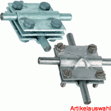 Dehn Kreuzstück St/tZn Rd./Rd. 8-10/8-10 mm