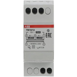 ABB Klingeltrafo Verteilereinbau 90 x 80 x 36 mm TM10/12 4-8-12V ABB Klingeltrafo Verteilereinbau 90 x 80 x 36 mm TM10/12 4-8-12V