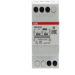 ABB Klingeltransformator 15VA 4/8/12 V AC TM15/12 ABB Klingeltransformator 15VA 4/8/12 V AC TM15/12