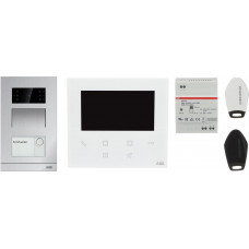 ABB Welcome Sprechanlage Einfamilienhaus Set Video 4,3" WiFi Aufputz mit Kartenleser M20481