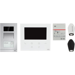 ABB Welcome Sprechanlage Einfamilienhaus Set Video 4,3" WiFi Aufputz mit Kartenleser M20481 ABB Welcome Sprechanlage Einfamilienhaus Set Video 4,3" WiFi Aufputz mit Kartenleser M20481