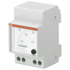 ABB Voltmeter analog AC 300 V Direktmessung VLM 1-300