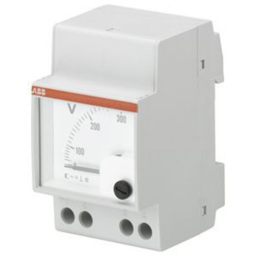 ABB Voltmeter analog AC 300 V Direktmessung VLM 1-300
