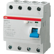 ABB FI-Schalter 4-polig 4kA 40A 100mA Typ-A F204A-40/0,1