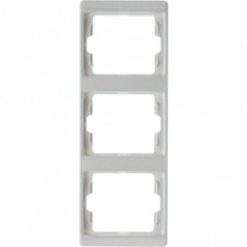 Berker Abdeckrahmen 3-fach senkrecht Arsys - polarweiß/ glänzend 13330069